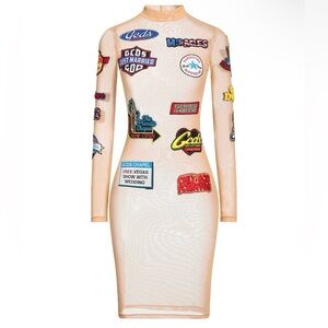 gcds mesh dress GCDS